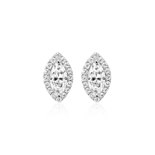 マーキス・カット、ヘイローピアス 0724－10 | ピアス | オーダー 