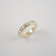 エメラルドカットエタニティリング J-R240827（4週間発送） | リング