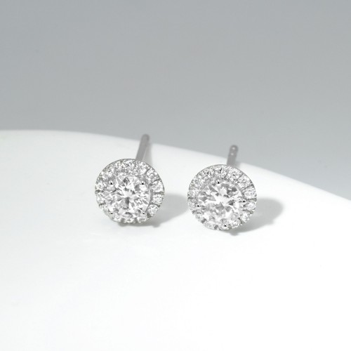 0.3ctヘイローピアス0811－002（4週間発送） | ピアス | オーダー  