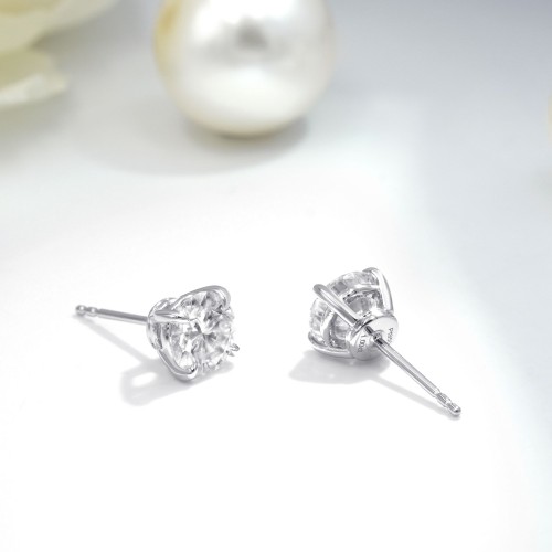 1ct×2四つ爪スダッドピアス（4週間発送） | ピアス | オーダーメイド