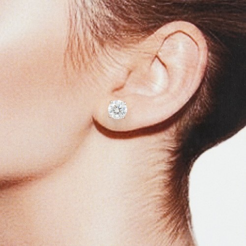 1ct×2四つ爪スダッドピアス（4週間発送） | ピアス | オーダー