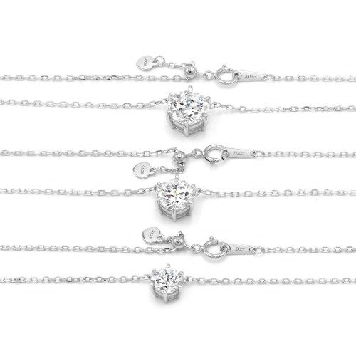 両吊り1石ネックレス 20230603-008（4週間発送） | ネックレス  