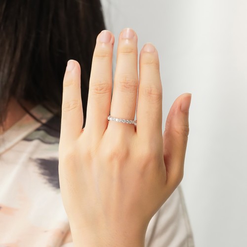 特別価格・数量限定】ラボダイヤモンド エタニティリング（1週間