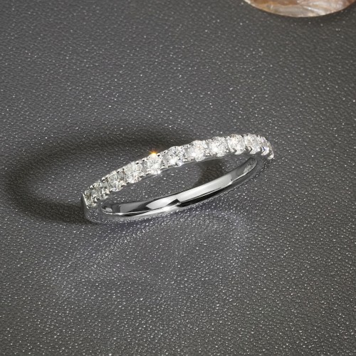 12号、2.1㎜×12石ラボダイヤエタニティリング 即購入可 20251107-029  