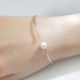 オーダーメイドジュエリー  パール付き、フォークバングル B0725（4週間発送）