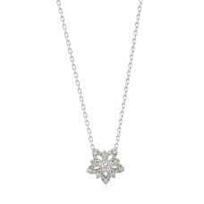 お花をモチーフしたネックレス C0221-3（4週間発送） お花をモチーフしたネックレス C0221-3（4週間発送