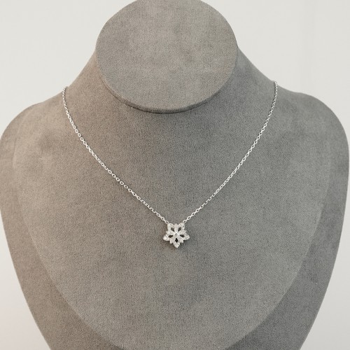 お花をモチーフしたネックレス C0221-3（4週間発送） | ネックレス 