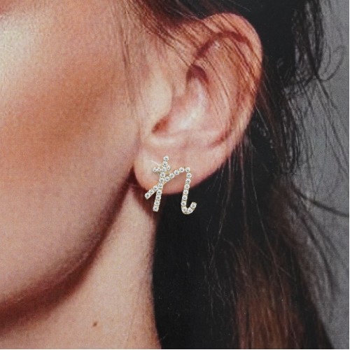 和文字「れ」ピアス 即発送可 20240826-99 | ピアス | オーダーメイド  