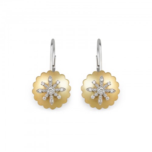 スカラップフラワー ピアス E131H25922-W（4週間発送） | ピアス