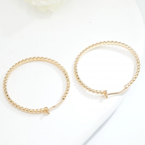 ルミナスビーズフープピアス E34W206（4週間発送） | ピアス