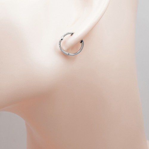 ラウンドビゼルトップフープ 即発送可 20241023-003 | ピアス 