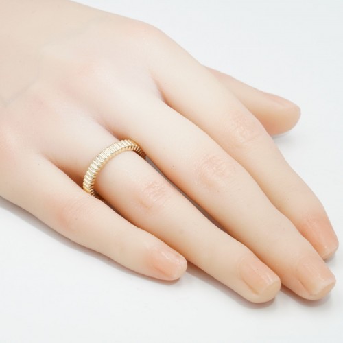 グログランギザギザリング C0117 (4週間発送） | リング | オーダー