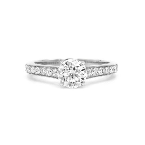 0.8ct プラチナリング 9号 即発送可 230410-001 | リング | オーダー 