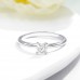 オーダーメイドジュエリー  0.5ct シンプルなプリンセスカットリング（3週間発送）