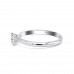 オーダーメイドジュエリー  0.5ct シンプルなプリンセスカットリング（3週間発送）