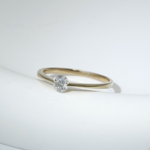 特価K5 0.3ct1石シンプルリング　0830-2