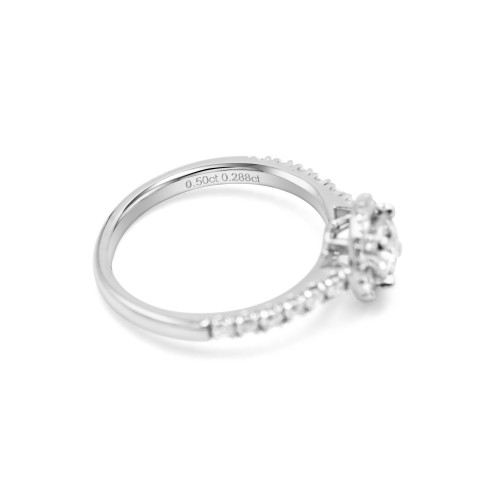 0.3ct、0.5ct定番ヘイローリング（3週間発送） | リング | オーダー 