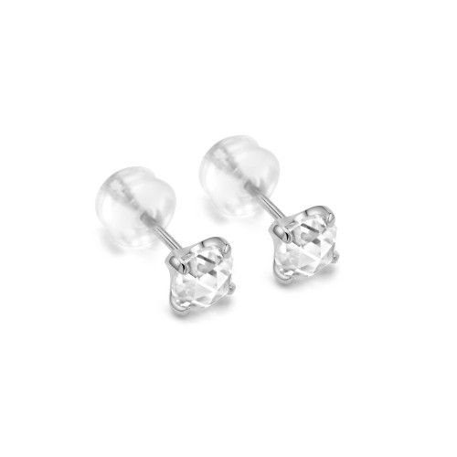 0.5ct×2ローズカットスダッドピアス（4週間発送） | ピアス 