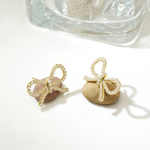 オープニング 大放出セール リボンモチーフピアス ピアス | J-E241016（4週間発送） アクセサリー