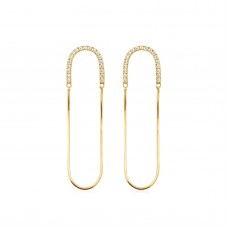 オーダーメイドジュエリー  スレンダーアーチロングピアス 即購入可 20251101-019