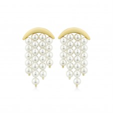 オーダーメイドジュエリー  パールカスケードピアス 即発送可 J-E251209