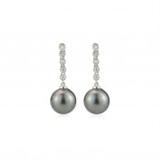 オーダーメイドジュエリー  パールラインドロップピアス J-E251225（3週間発送）