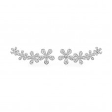 オーダーメイドジュエリー  フローラルラインクライマーピアス J-E260107-1（4週間発送）