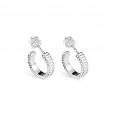 オーダーメイドジュエリー  リブドフープミニマルピアス J-E260131-1（3週間発送）