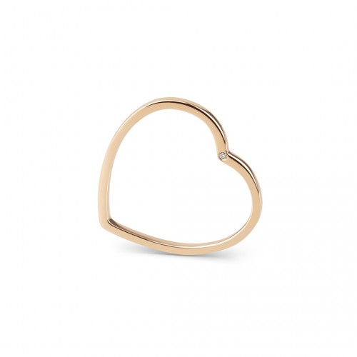 ハートアウトラインリング J-R250512（3週間発送） | リング  