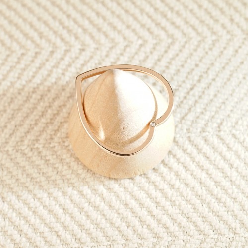 ハートアウトラインリング J-R250512（3週間発送） | リング  