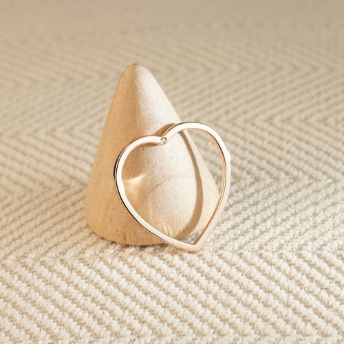 ハートアウトラインリング J-R250512（3週間発送） 