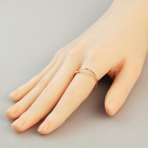 ハートアウトラインリング J-R250512（3週間発送） | リング  