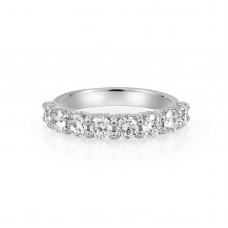 オーダーメイドジュエリー  クラシックハーフエタニティリング J-R251201（3週間発送）