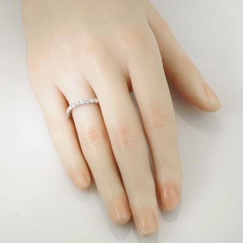 Lab石2.4mmエタニティリング J-R251210（3週間発送） | リング