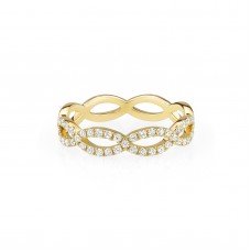 オーダーメイドジュエリー  インフィニティハーフエタニティリング J-R260109（3週間発送）