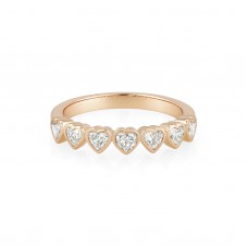 オーダーメイドジュエリー  ハートライン エタニティリング J-R260113-1（4週間発送）