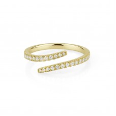 オーダーメイドジュエリー  ダブルラインオープンリング J-R260302（3週間発送）