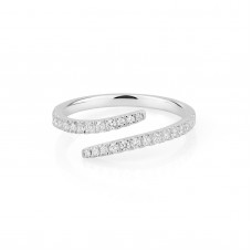 オーダーメイドジュエリー  ダブルラインオープンリング J-R260302（3週間発送）