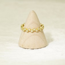 オーダーメイドジュエリー  ドットベゼルフルエタニティリング 即購入可 20260401-005