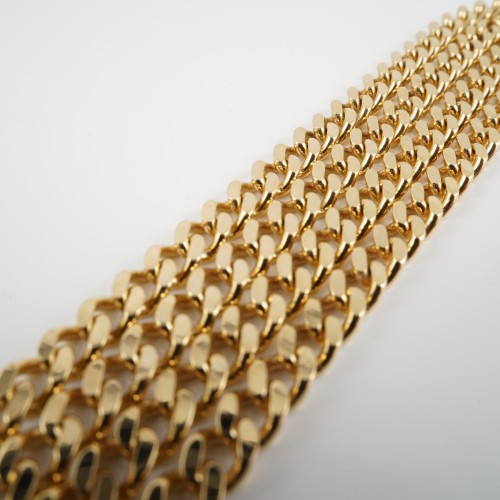 18金喜平チェーン 幅4.1mm 長さ55cm 重さ15g 即発送可 K202407-02 