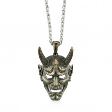 オーダーメイドジュエリー  般若面ペンダントネックレス P0011-95-L（2週間発送）