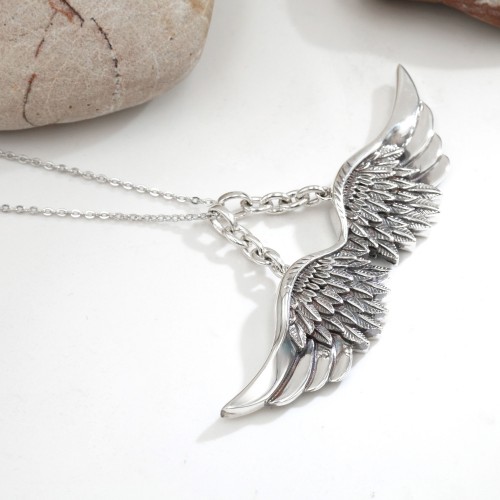 ダブルウィングペンダントトップ P103H24727-W（4週間発送  