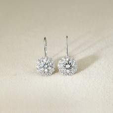 オーダーメイドジュエリー  フラワードロップピアス P119H25528-W（4週間発送）