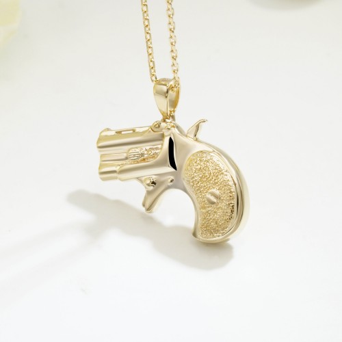 3Dピストルペンダントトップ P207W424（4週間発送） | ペンダント  