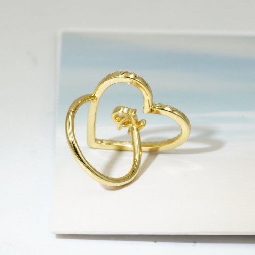 ハートモチーフイニシャルリング 即発送可 20250107-017 | リング