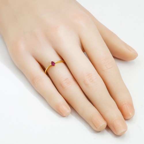 ルビーティアドロップリング R231226-1（4週間発送） ルビーティアドロップリング R231226-1（4週間発送） | リング