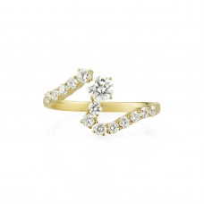 オーダーメイドジュエリー  トリプルフロートパヴェリング R35H2637（3週間発送）