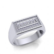 エメラルドカットエタニティリング J-R240827（4週間発送） | リング